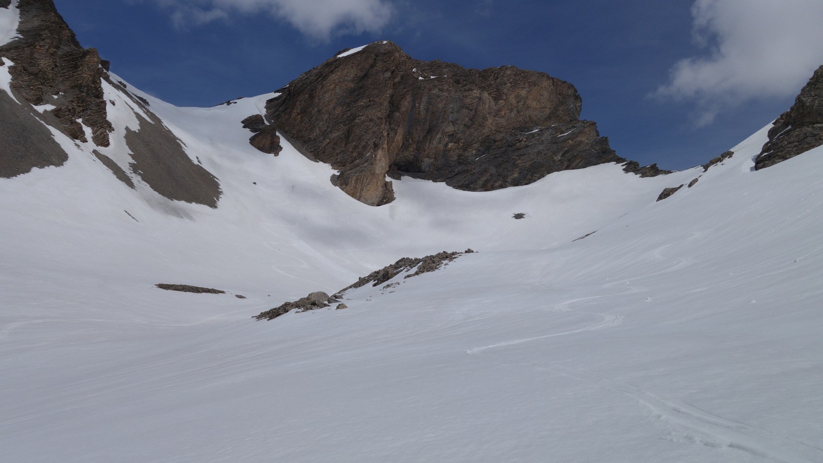 Les conditions dans la descente du Pas de la Petite Cavale