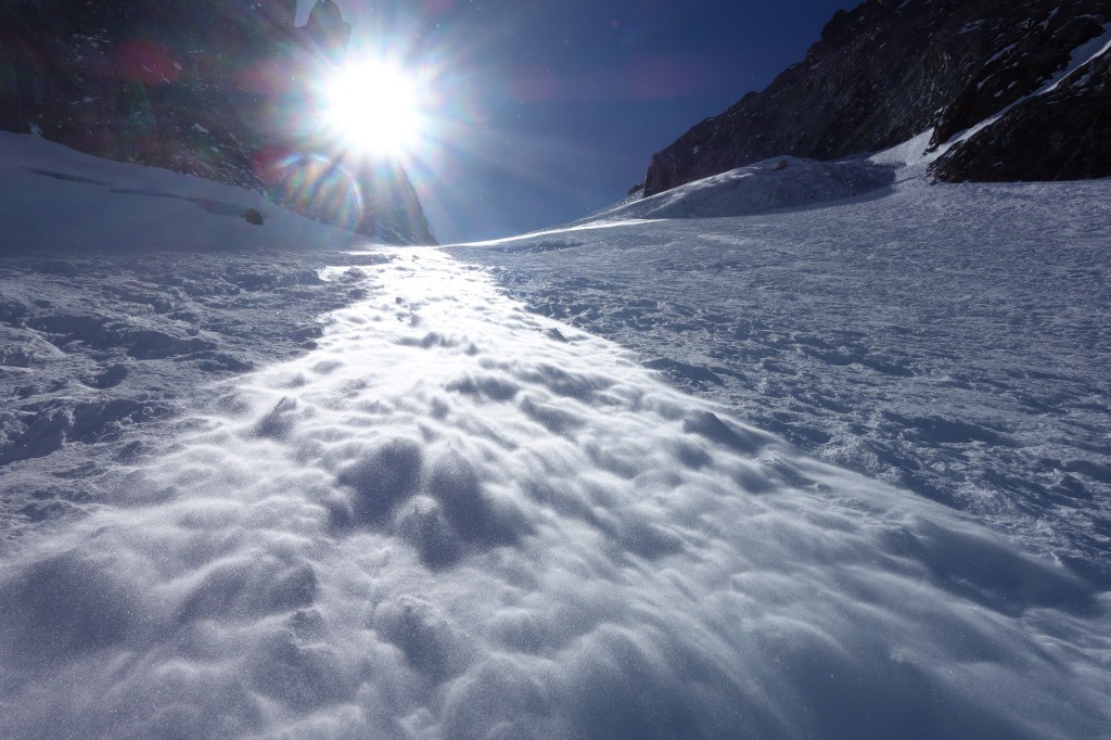 Un joli petit spindrift à côté de ce qu'on a eu par la suite