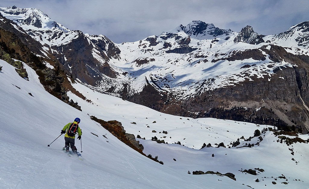 #26 Descente depuis la crête Sud du Rocher des Dents... Descente depuis la crête Sud du Rocher des Dents...