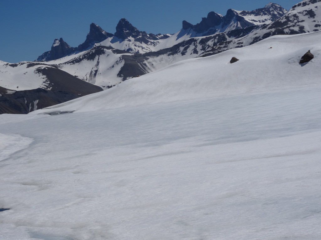 Lac des Quirlies et Aiguilles d'Arves