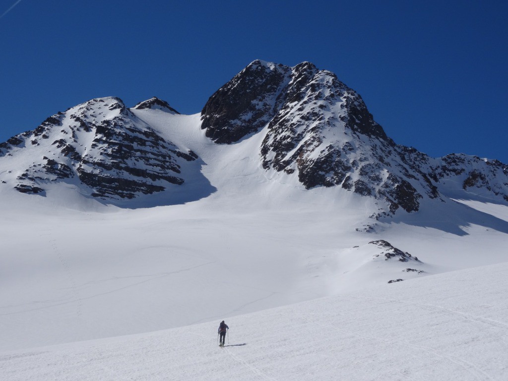 A l'attaque du col du Grand Sauvage