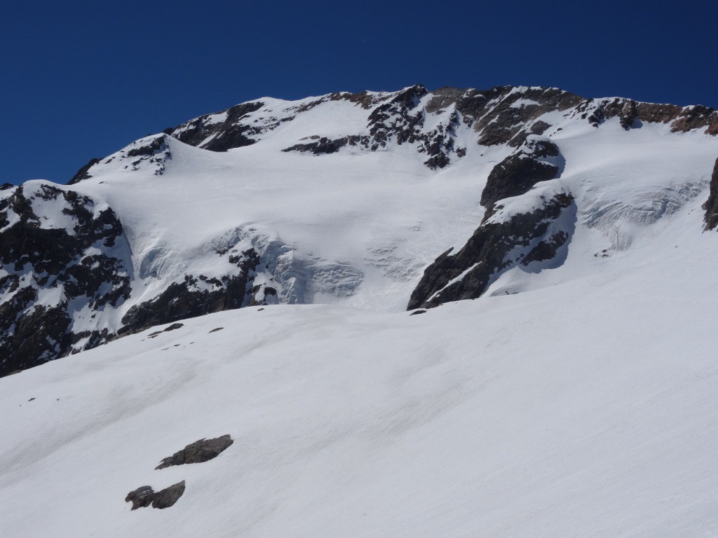 Pic Bayle en remontant au col des Quirlies