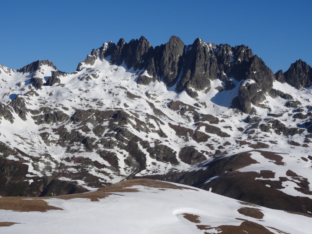 Aiguilles d'Argentières le matin