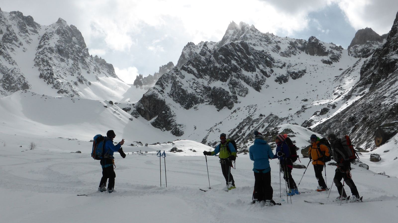 #20 Val d Val d'Arpette, nous contemplons nos traces