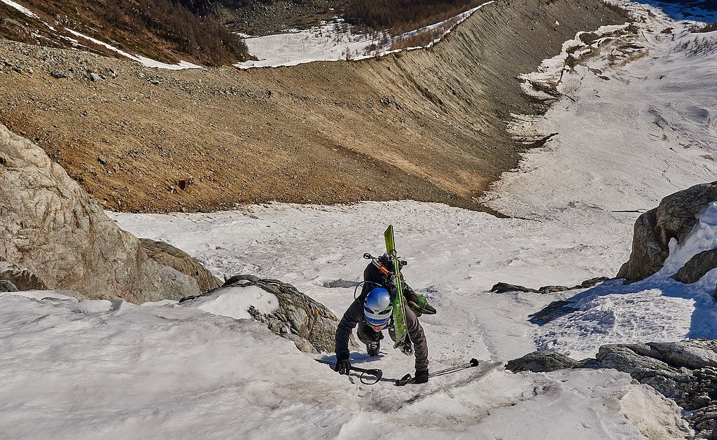 #5 Mini goulotte d Mini goulotte d'accès aux pentes supérieures...