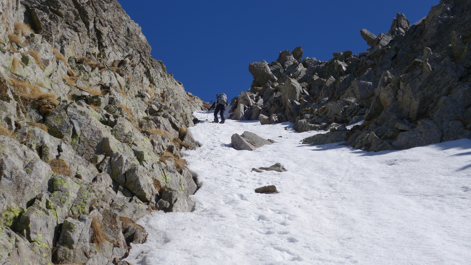 On termine en crampons