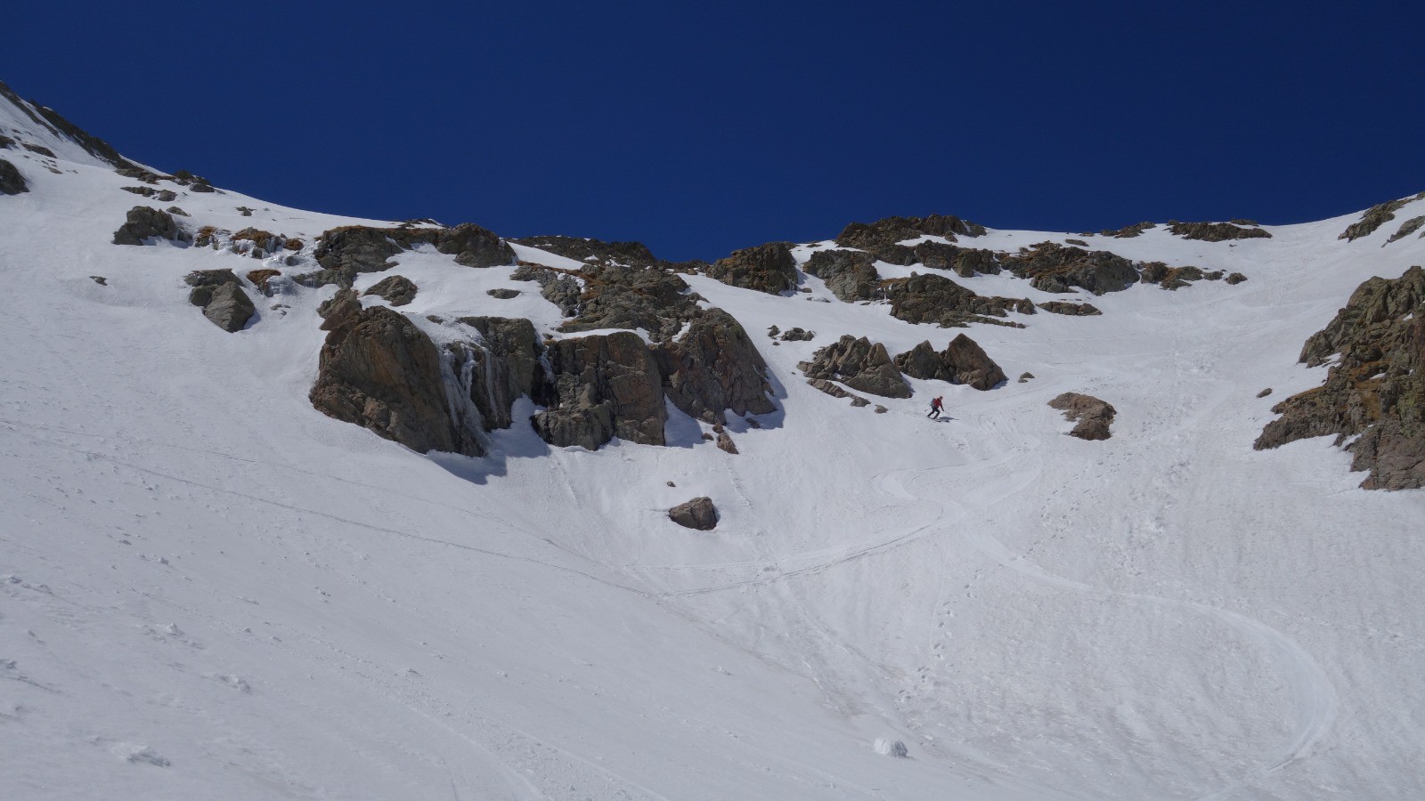 Dans la descente sur le Lac Gelé