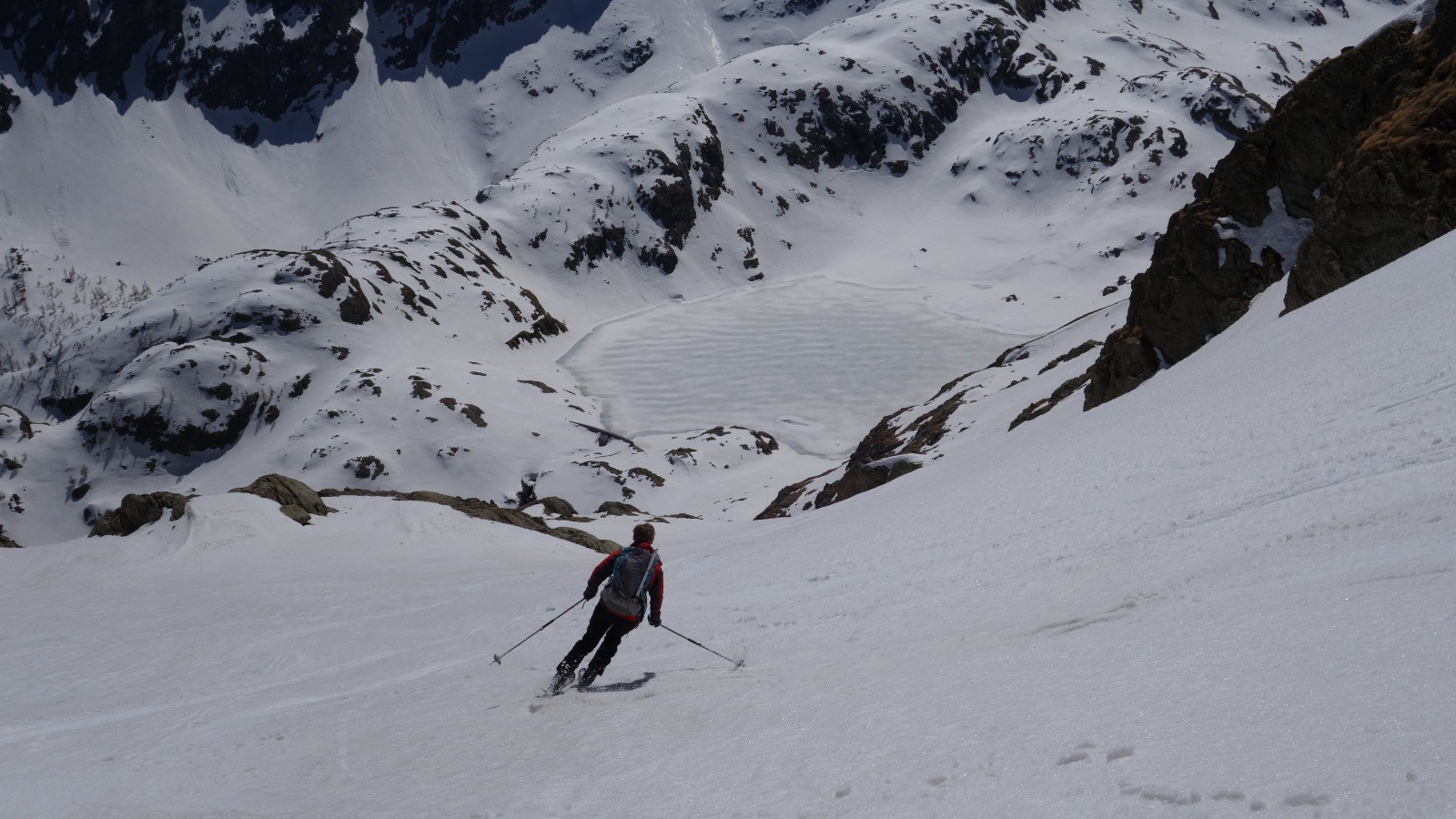 Descente sur le Lac Noir