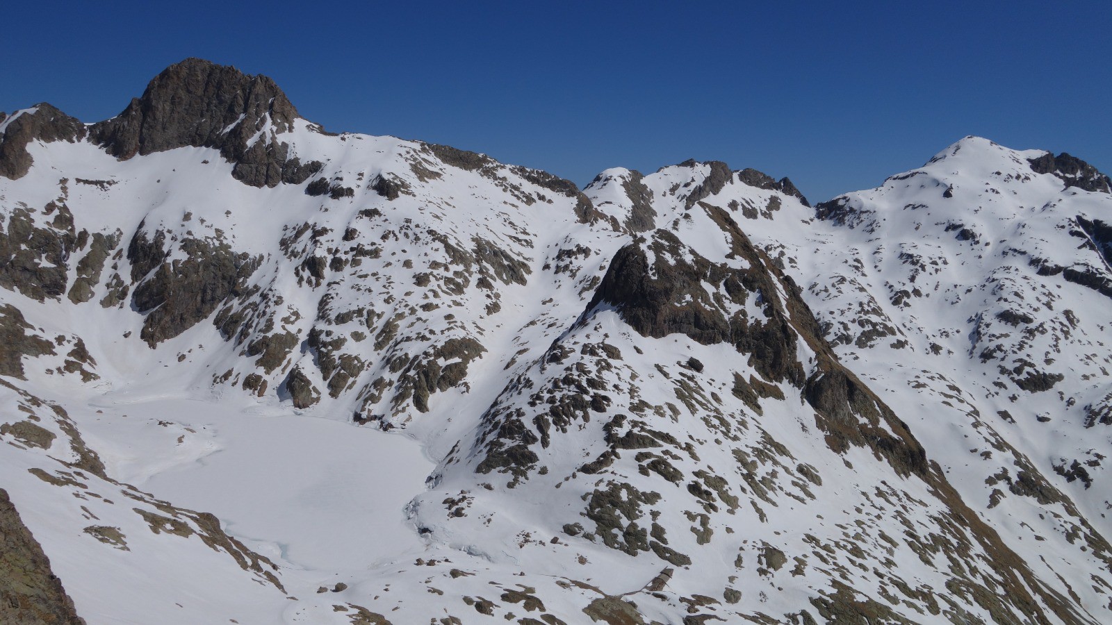 Panorama depuis la Malédie au Clapier