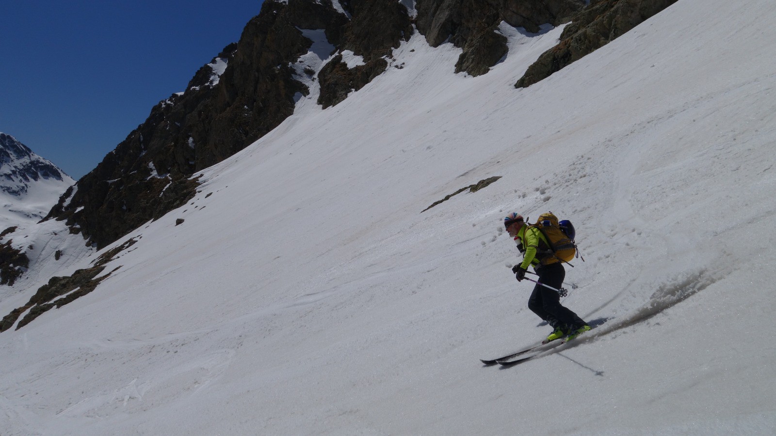 Didier en cours de descente