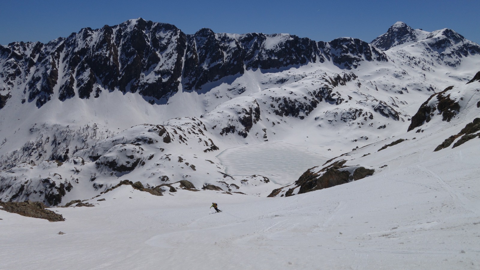 Très beau cadre de descente