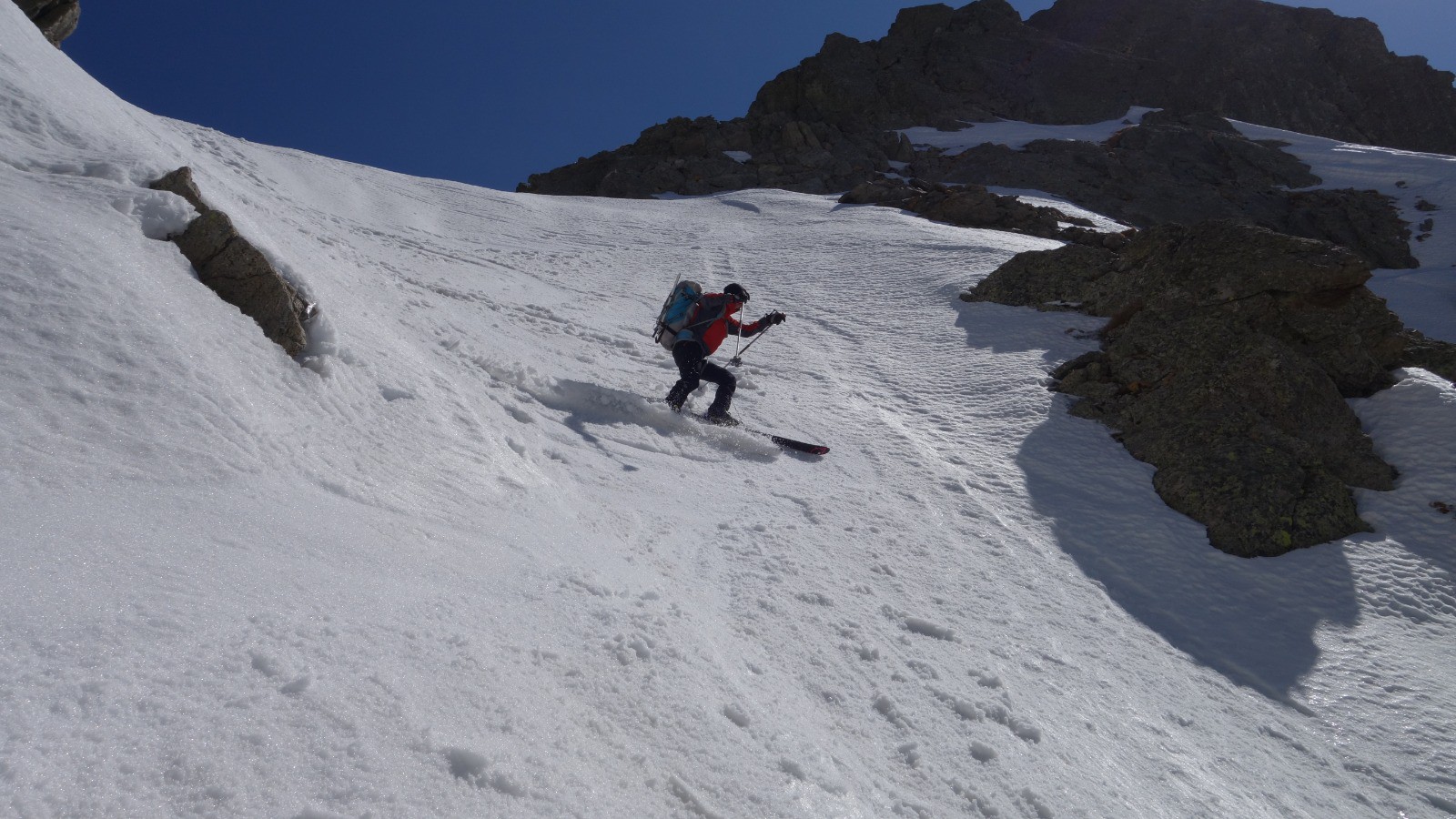 Descente de la Baisse du Lac Autier