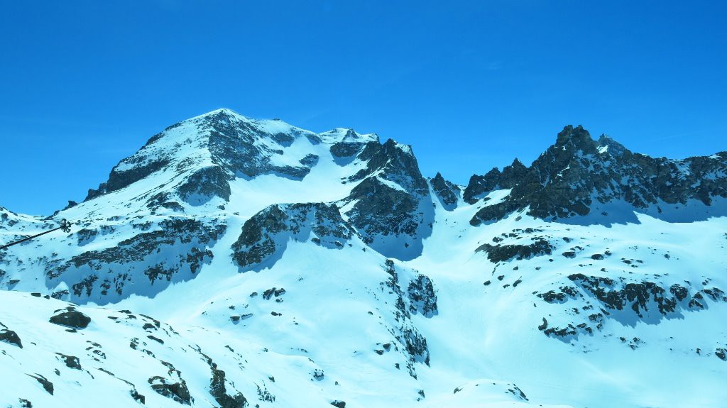 les sommets du matin et le glacier d'Ambin