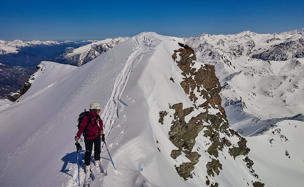 #10 Sur la crête sommitale de Roche Noire... Sur la crête sommitale de Roche Noire...