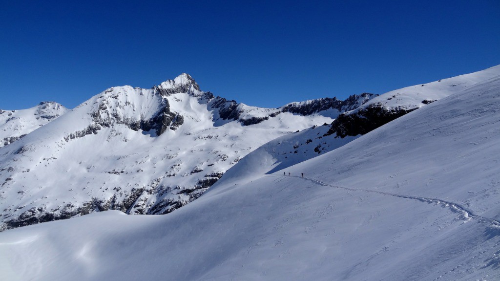 sous le col d'Arbéron, derrière la Bessanèse