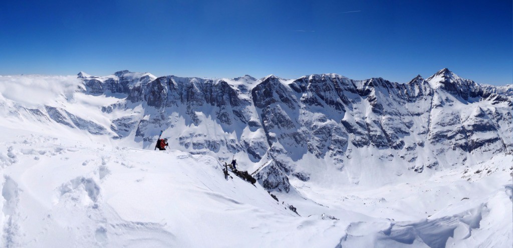 arrivée au sommet