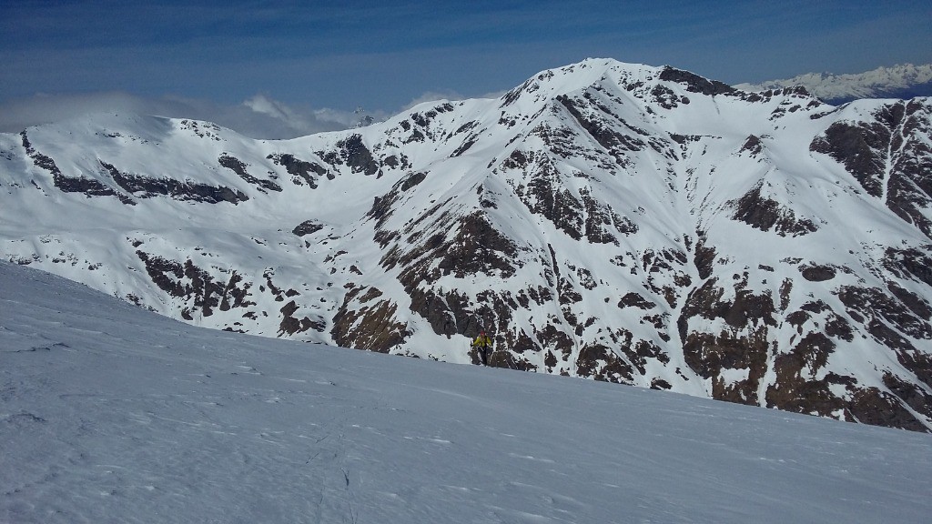 Cime du Grand Vallon à gauche et Belle Plinier à droite