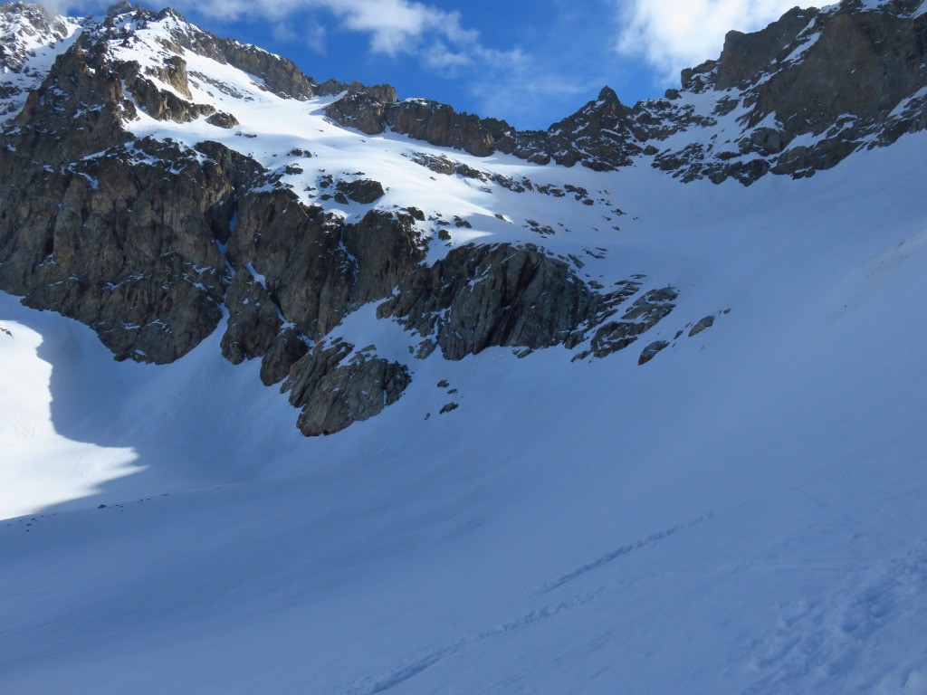 #10 pente terminale vue du glacier des Aupillous pente terminale vue du glacier des Aupillous