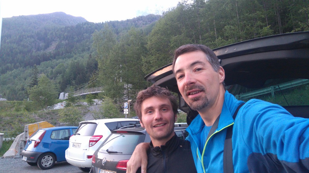 #1 au départ de notre ballade au départ de notre ballade