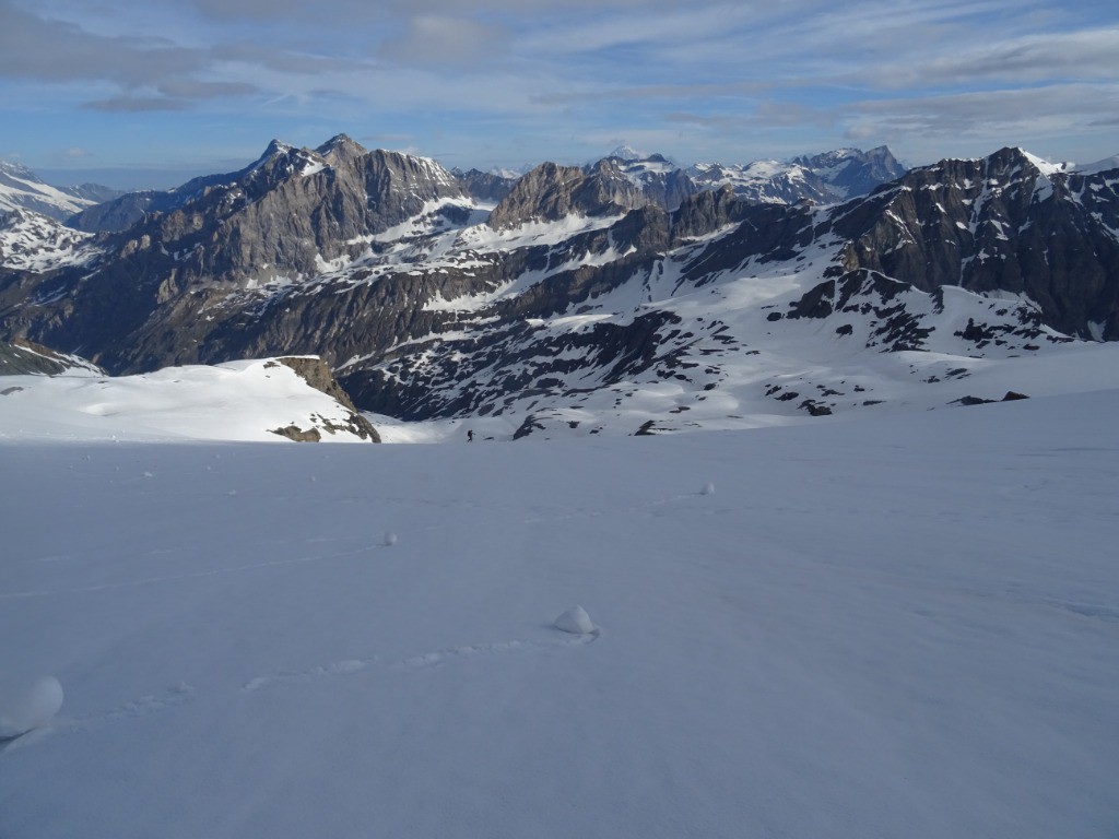 Vu sur les versants Sud