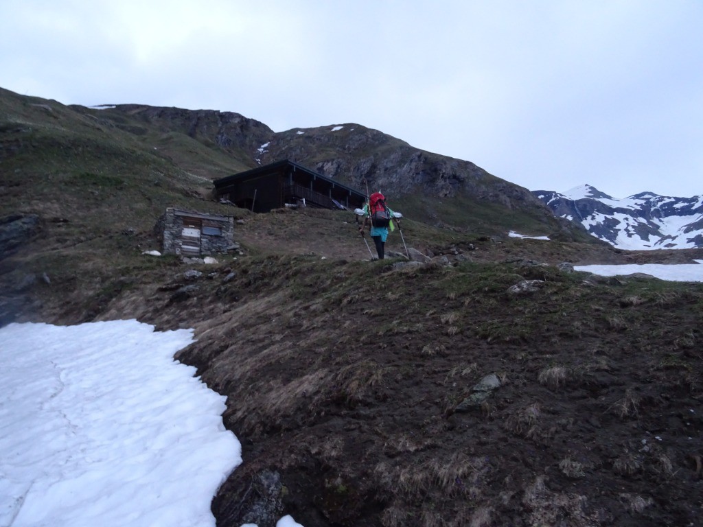 Arrivée au refuge du Prariond