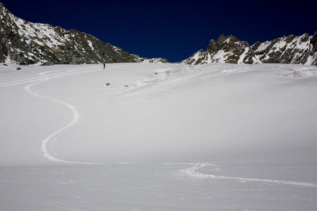 #10 Très bon ski sur le glacier de Chavière, ma trace Très bon ski sur le glacier de Chavière, ma trace