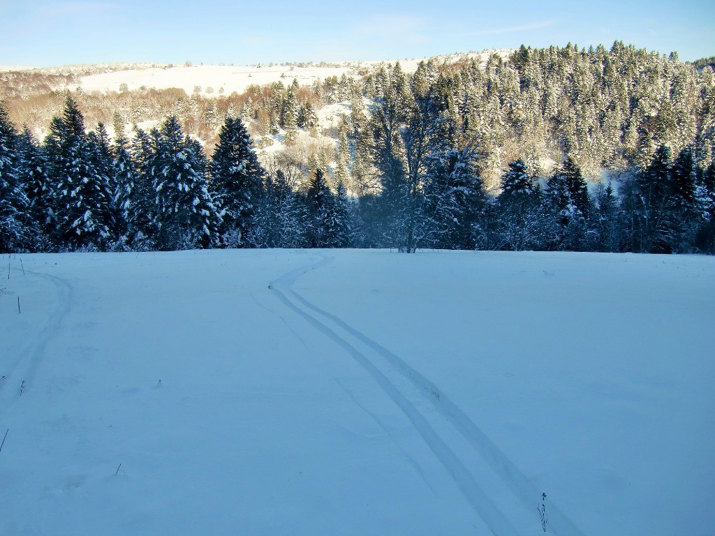 #2 Champs de neige abrité. Champs de neige abrité.