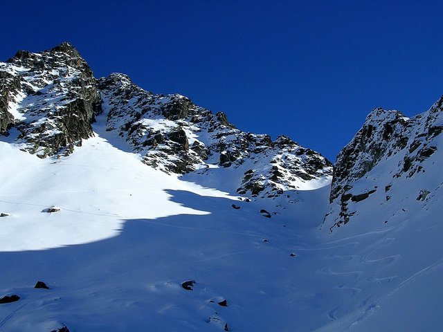 #8 Couloir du Rocher d Couloir du Rocher d'Arguille : au pied du couloir