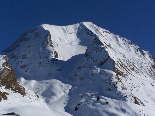 Mont Charvin : La face Ouest du Mont Charvin.