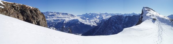 #5 Rousses, Oisans et Ecrins : Depuis le col entre les 2 Vans Rousses, Oisans et Ecrins : Depuis le col entre les 2 Vans