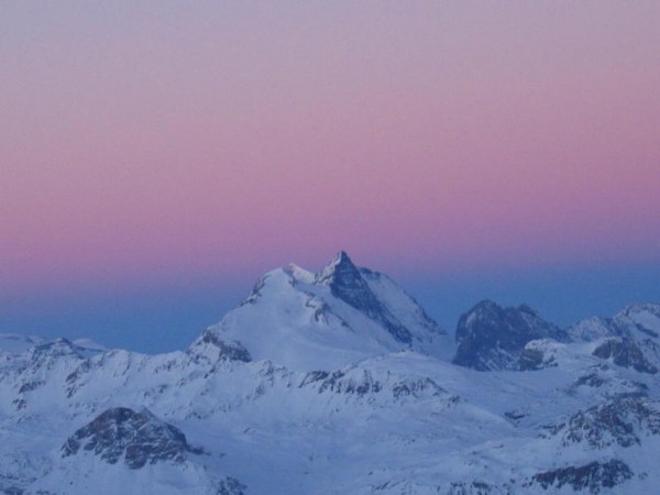 Grande Casse : Quelques instants avant le lever du soleil