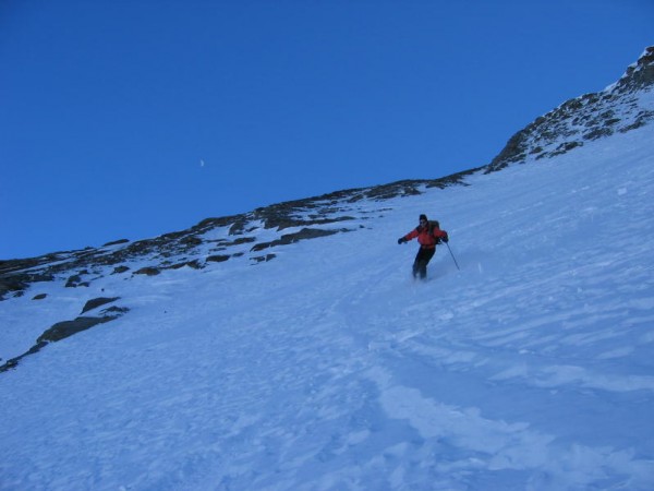 Aiguille Pers : Descente du glacier Pers