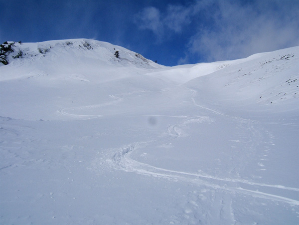 #4 piutas : Descente dans la poudreuse sur une souscouche parfois hasardeuse. Il faisait encore beau. piutas : Descente dans la poudreuse sur une souscouche parfois hasardeuse. Il faisait encore beau.