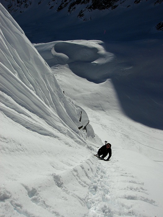 #6 Barme : Ski-traction pour gagner (sereinement?!) l Barme : Ski-traction pour gagner (sereinement?!) l'entrée du couloir