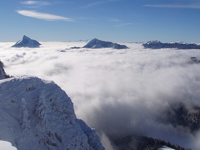 #1 Mer de nuage : On est mieux en haut! Mer de nuage : On est mieux en haut!
