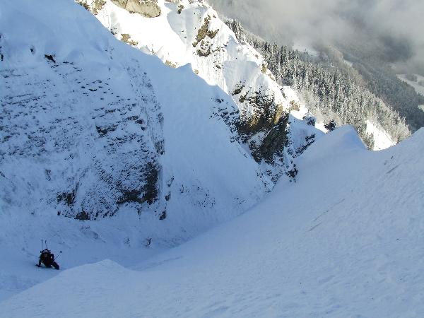 #2 Couloir NE Tete de l Couloir NE Tete de l'Adroit : la sortie n'est plus très loin ..