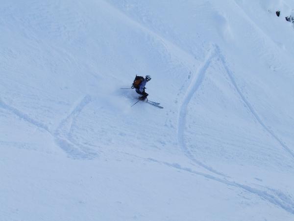 #4 Couloir NE Tete de l Couloir NE Tete de l'Adroit : Une neige excellente ...