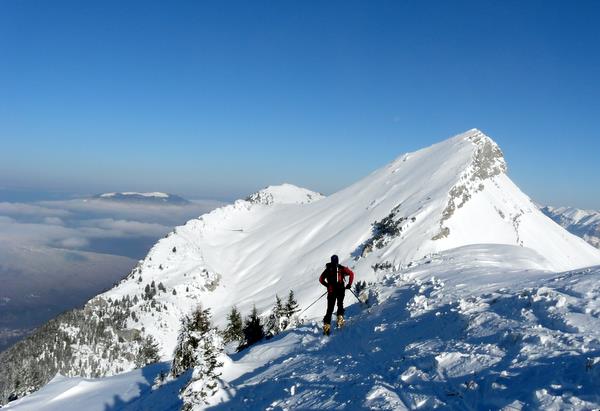 #1 Sommet des Rochers de la Bade : Sanfroic au départ et Colombier au fond Sommet des Rochers de la Bade : Sanfroic au départ et Colombier au fond