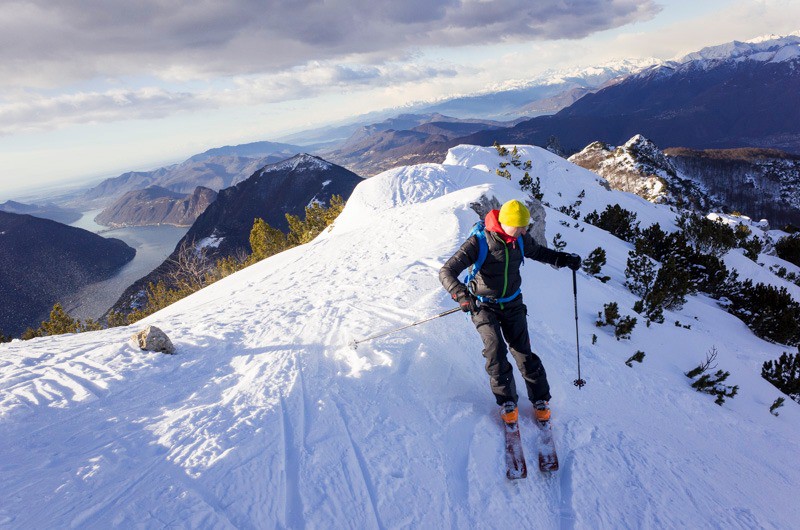 Départ de la descente N directe