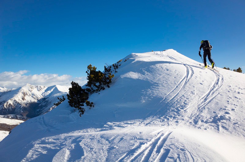 Sommet skis aux pieds, ça vaut toujours des points...