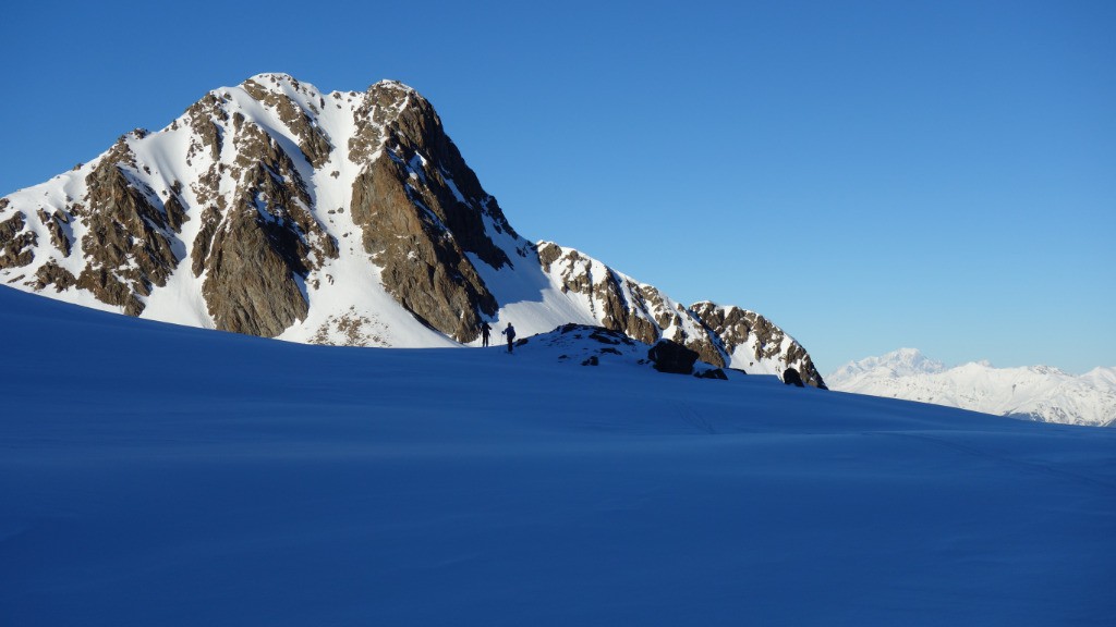 Retour au Bercail, sur fond de Mont Blanc