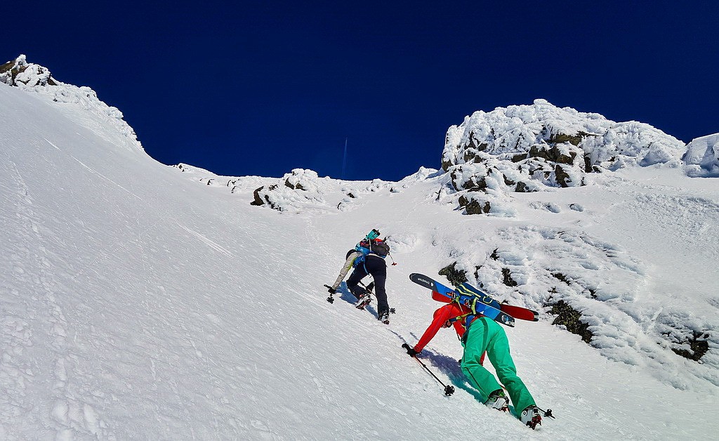 Le couloir final, ça grimpe bis...