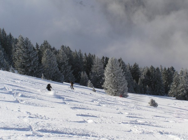 #2 Descente de Pravouta : Un peu de croûte qui reste bien skiante Descente de Pravouta : Un peu de croûte qui reste bien skiante