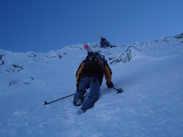 #3 Arête : Section mixte facile sous le sommet Arête : Section mixte facile sous le sommet