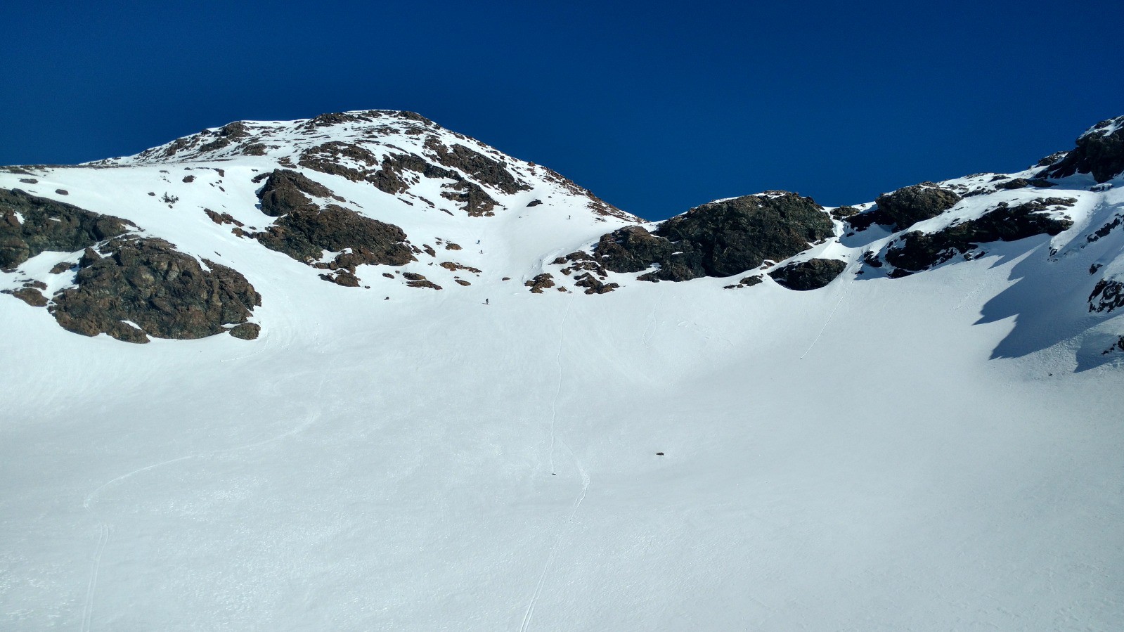 J5 Smolikas : descente de la face Sud de l'antecime, excellente