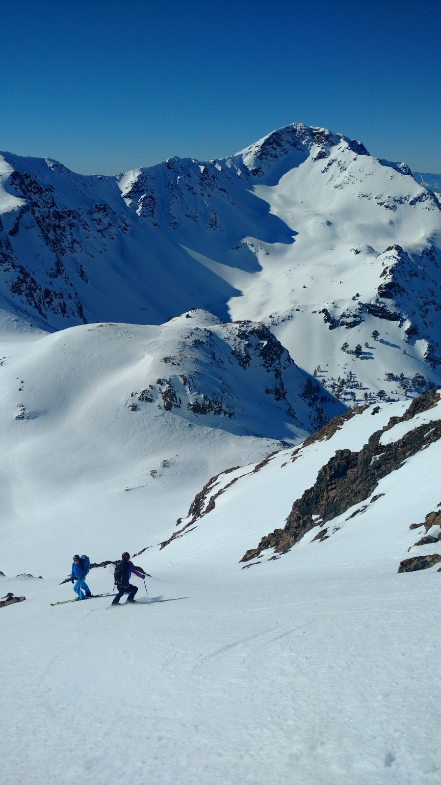 J5 Smolikas : dans la face Sud de l'antecime