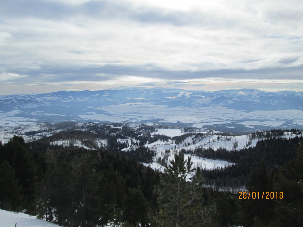 Vue sur les Basses Tatras au S