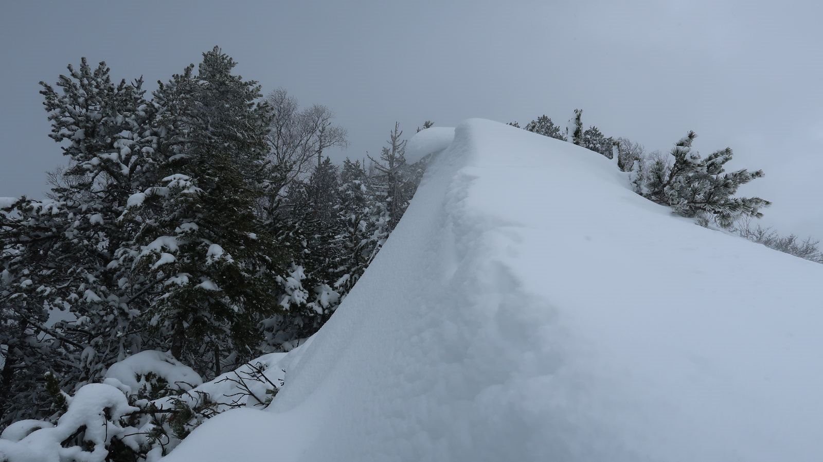 #2 L L'arête ouest et sa corniche