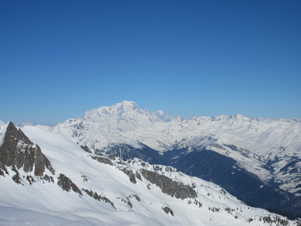 Panorama vers le Mont Blanc