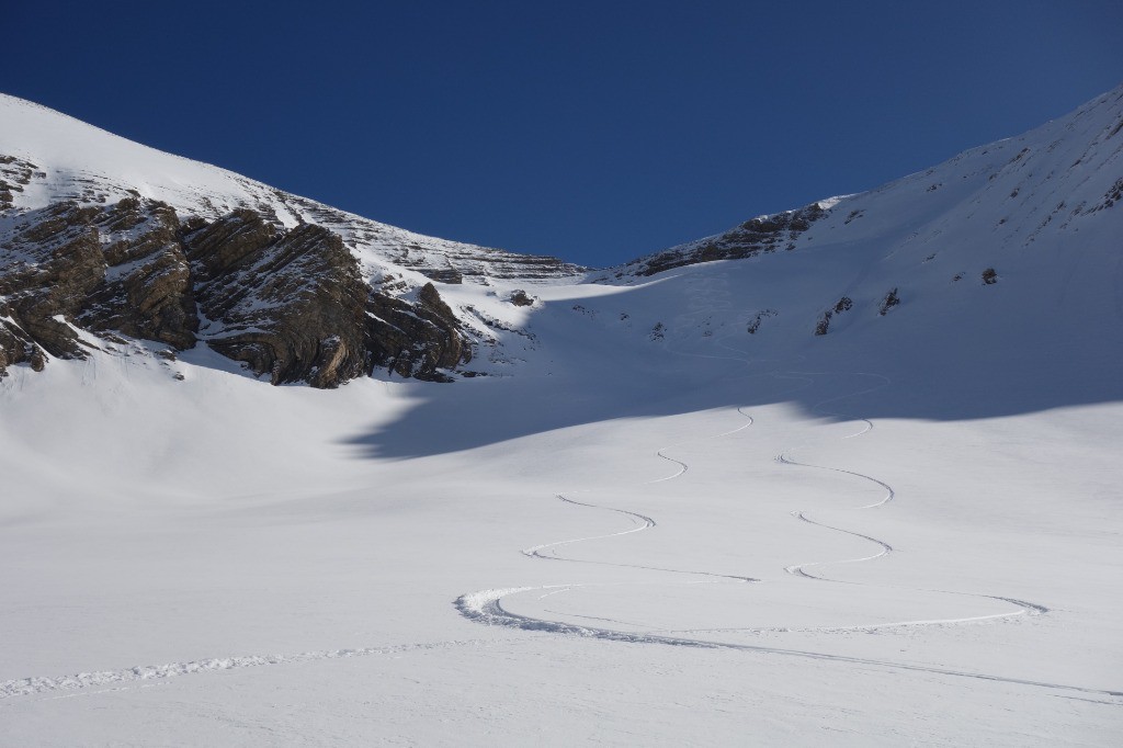 superbe descente en top neige (photo ruth)